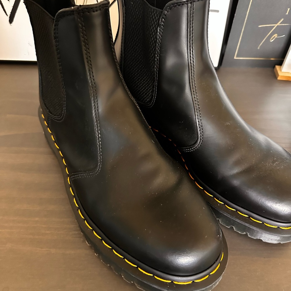Dr. Martens Black Leather Chelsea Boot